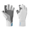Mustang Traction UV Open Finger Gloves - Light Grey/Blue - Large -NVN Marine Shop 104045 mustang traction uv open finger gloves 0
