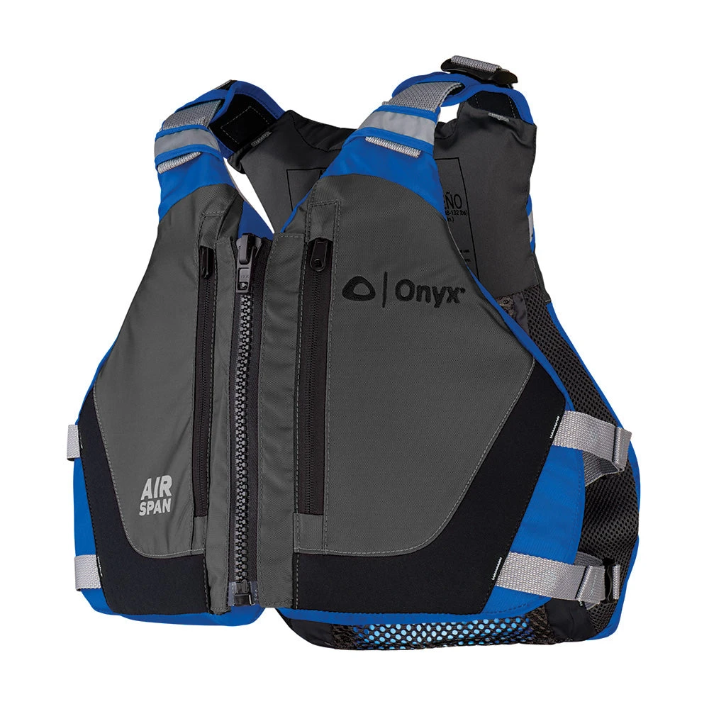 Onyx Airspan Breeze Life Jacket - XS/SM - Blue 5 Onyx Airspan Breeze Life Jacket - XS/SM - Blue - Image 3