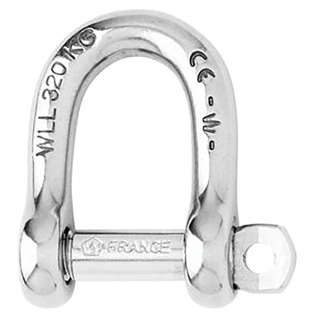 Wichard Not Self-Locking D Shackle - 14mm Diameter - 9/16" 3 Wichard Not Self-Locking D Shackle - 14mm Diameter - 9/16"