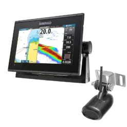 Simrad GO9 XSE Combo W/Transom Mount Transducer 83/200 KHz