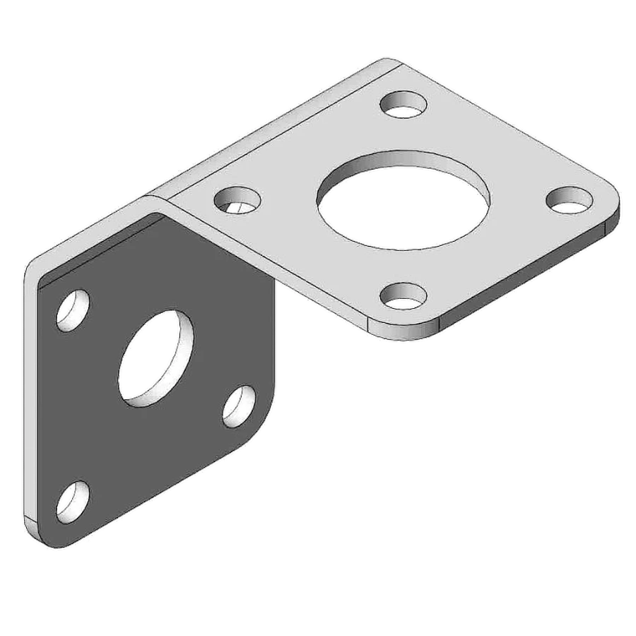 AC Antennas N158F - Heavy Duty Universal Angle Mast Mount 3 AC Antennas N158F - Heavy Duty Universal Angle Mast Mount