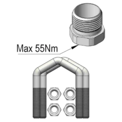 AC Antennas N158F - Heavy Duty Universal Angle Mast Mount 8 AC Antennas N158F - Heavy Duty Universal Angle Mast Mount -NVN Marine Shop 3012635 ac antennas n158f heavy duty universal angle 2
