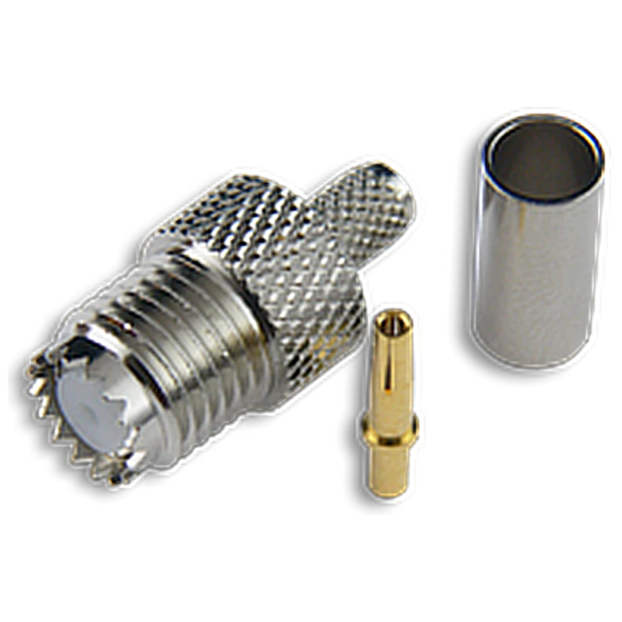 TCC Industries Inc 43 - Mini UHF Female Crimp For RG-8X 3 TCC Industries Inc 43 - Mini UHF Female Crimp For RG-8X