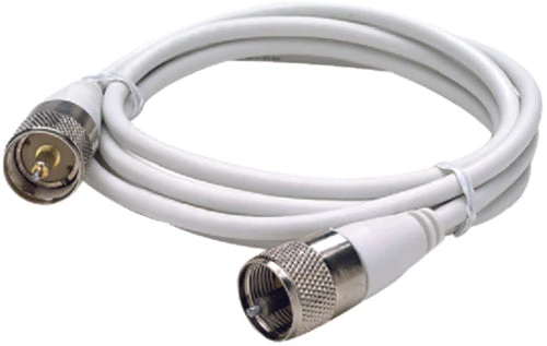 Seachoice 19771 20' RG58U White Coaxial Antenna Cable Assembly, Includes PL259 Fittings On Both Ends 3 Seachoice 19771 20' RG58U White Coaxial Antenna Cable Assembly, Includes PL259 Fittings On Both Ends