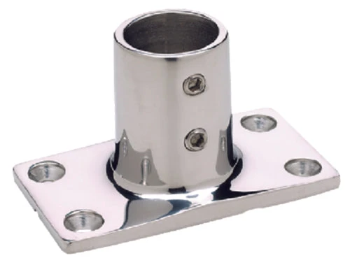 Seachoice 37911 Rectangular Base Rail Fitting For 7/8" OD Tubing 3 Seachoice 37911 Rectangular Base Rail Fitting For 7/8" OD Tubing