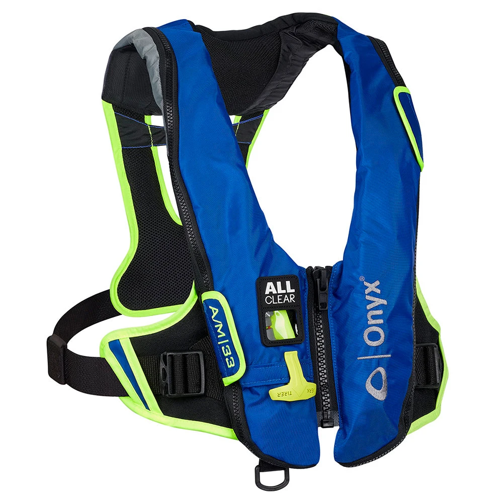 Onyx Impulse A/M-33 All Clear® Auto/Manual Inflatable Life Jacket - Blue 4 Onyx Impulse A/M-33 All Clear® Auto/Manual Inflatable Life Jacket - Blue - Image 2