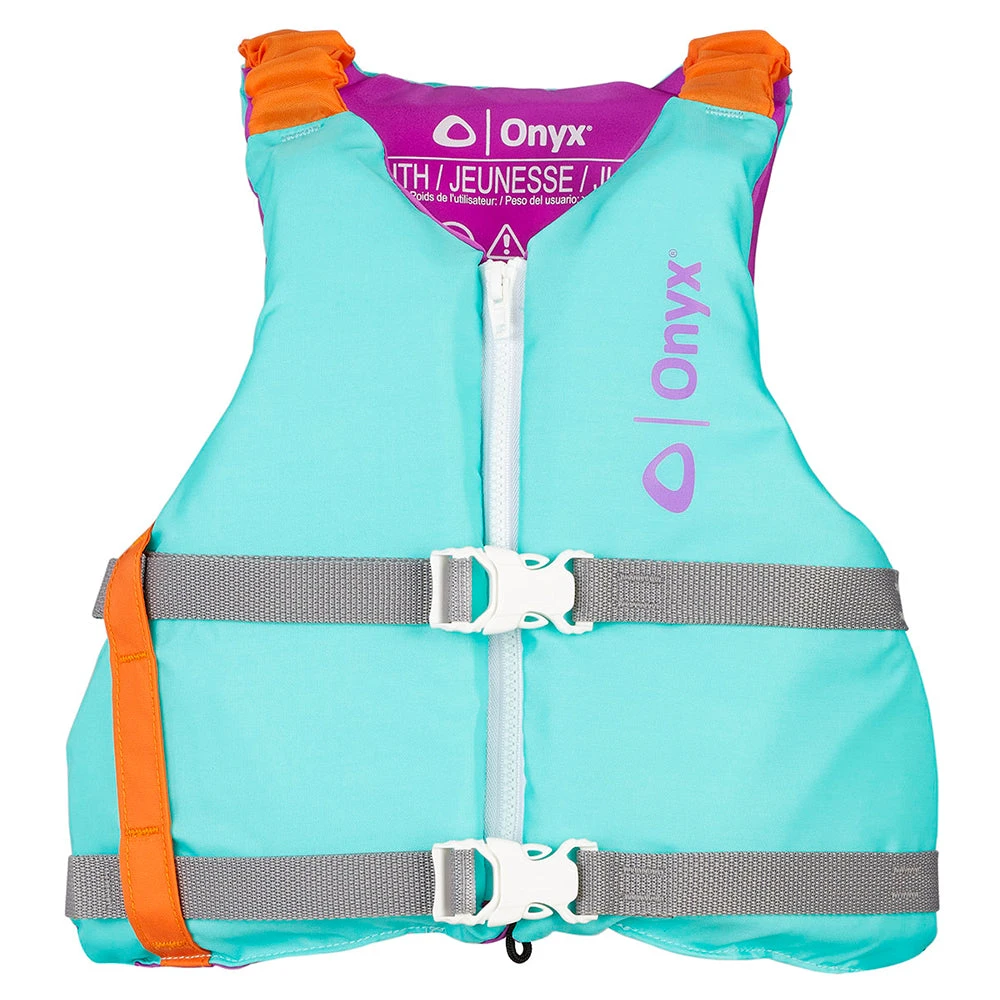 Onyx Youth Universal Paddle Vest - Aqua 3 Onyx Youth Universal Paddle Vest - Aqua
