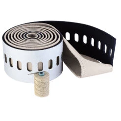 Edson "Comfort Grip" Leather Wheel Cover Kit - 32"-40" F/1" (D-Shaped) Rim - Gray