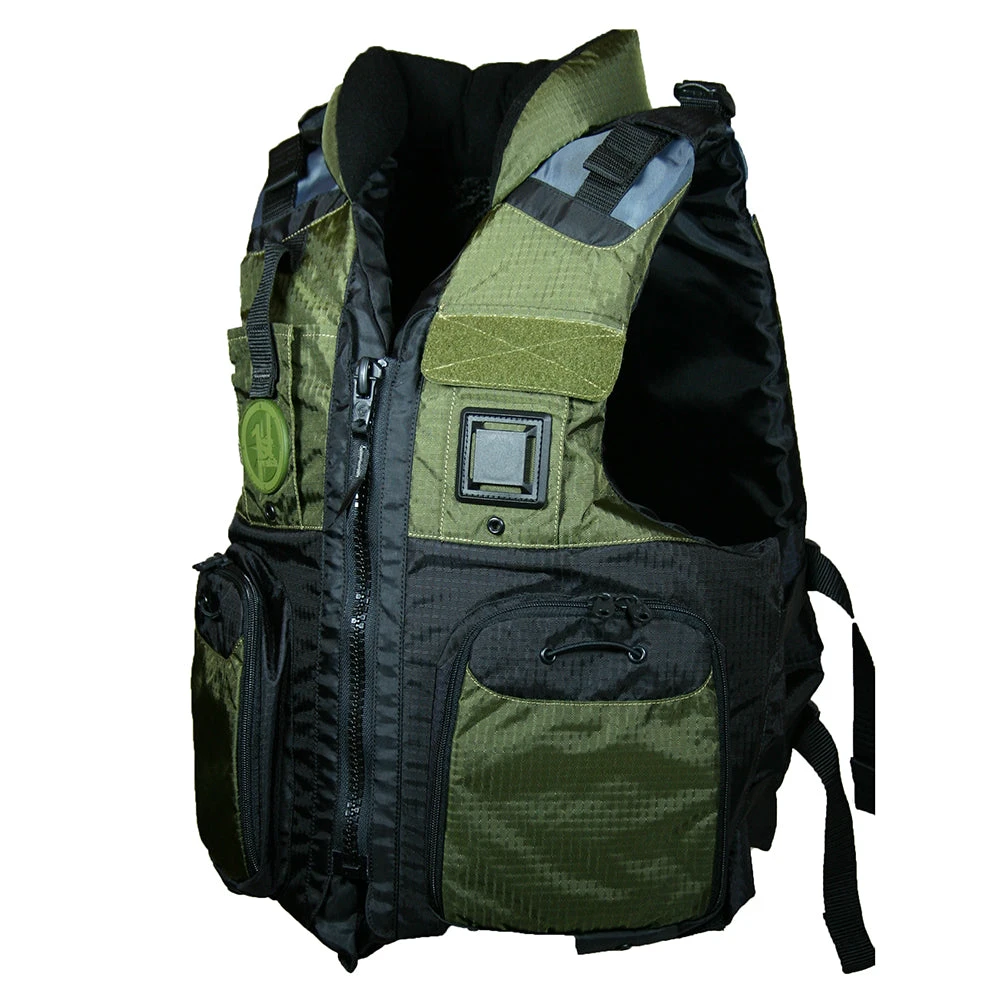 First Watch AV-800 Pro 4-Pocket Vest (USCG Type III) - Green/Black - L/XL 3 First Watch AV-800 Pro 4-Pocket Vest (USCG Type III) - Green/Black - L/XL
