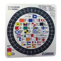 Forespar Nash 207 Racing Signal Flag Label