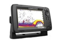 Lowrance HOOK Reveal 7 Chartplotter/Fishfinder W/SplitShot Transom Mount Transducer & US Inland Charts -NVN Marine Shop lowrance hook reveal 7 3