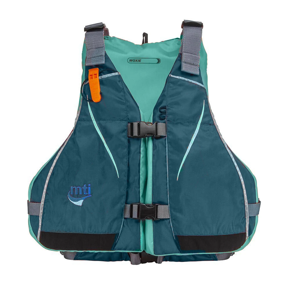 MTI Moxie Women's Life Jacket - Slate/Aqua - X-Small/Small 3 MTI Moxie Women's Life Jacket - Slate/Aqua - X-Small/Small