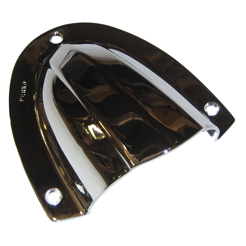 Perko Clam Shell Ventilator - Chrome Plated Brass - 4" X 3-3/4" 3 Perko Clam Shell Ventilator - Chrome Plated Brass - 4" X 3-3/4"
