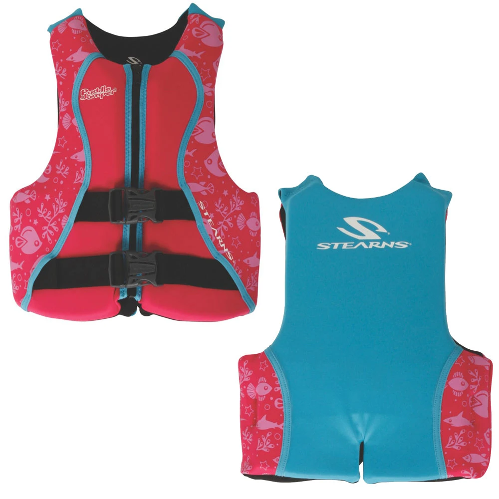 Puddle Jumper Youth Hydroprene™ Life Vest - Teal/Pink - 50-90lbs 3 Puddle Jumper Youth Hydroprene™ Life Vest - Teal/Pink - 50-90lbs