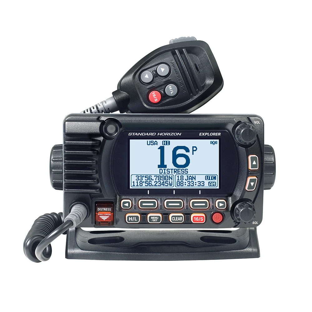 Standard Horizon GX1800G Fixed Mount VHF W/GPS - Black 3 Standard Horizon GX1800G Fixed Mount VHF W/GPS - Black