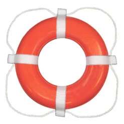 Taylor Made Foam Ring Buoy - 30" - Orange W/White Grab Line