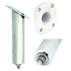 Tigress 4 Hole Extra Long Swivel Rectangular Head Rod Holder - 30° - 12-1/2"