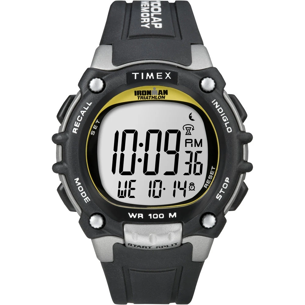 Timex Ironman Traditional 100-Lap - Black/Silver/Yellow Watch 3 Timex Ironman Traditional 100-Lap - Black/Silver/Yellow Watch