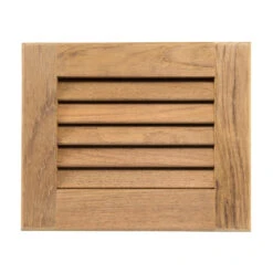 Whitecap Teak Louvered Insert - 7-1/2" X 9-1/8" X 3/4"