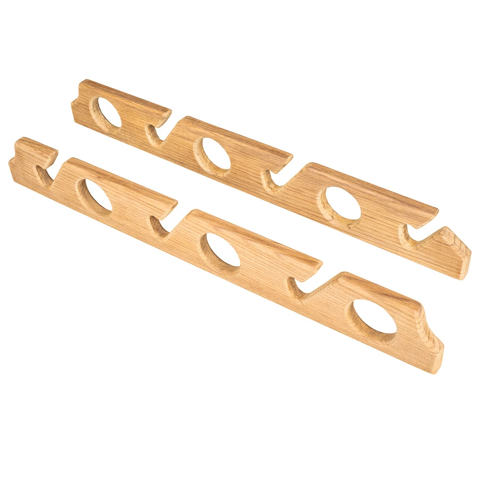 Whitecap Teak Six-Rod Storage Rack - Pair 3 Whitecap Teak Six-Rod Storage Rack - Pair