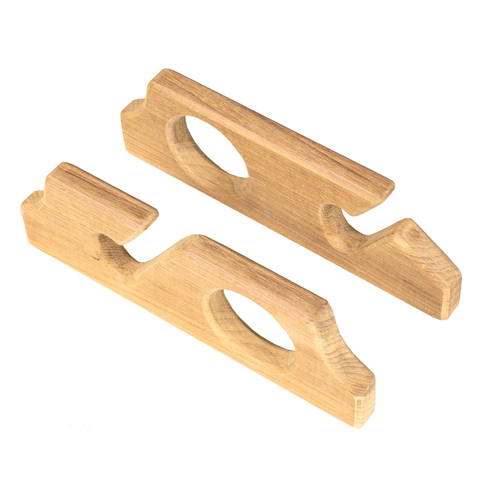 Whitecap Teak Two-Rod Storage Rack - Pair 3 Whitecap Teak Two-Rod Storage Rack - Pair